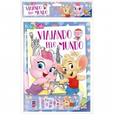 Viajando Pelo Mundo (kitlivro+lápiscor) (riki & Gabi)