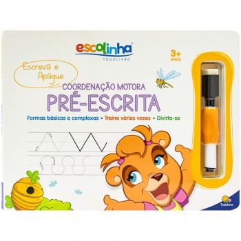 Escolinha Escreva E Apague Ii: Coordenação Motora - Pré-escrita