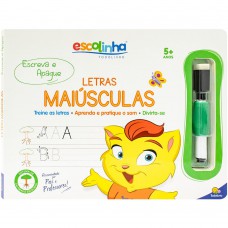 Escolinha Escreva E Apague Ii: Letras Maiúsculas Escolinha Escreva E Apague Ii: Letras Maiúsculas