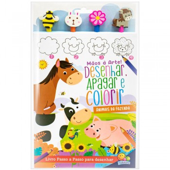 Mãos à Arte! Desenhar, Apagar E Colorir: Animais Da Azenda Mãos à Arte! Desenhar, Apagar E Colorir: Animais Da Azenda