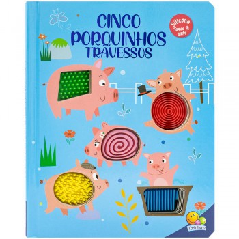 Esconde-esconde Animado! Toque & Sinta:cinco Porquinhos