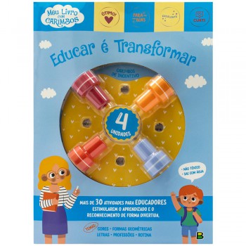 Livro De Incentivo C/ Carimbos: Educar é Transformar