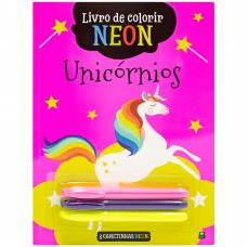 Livro De Colorir Neon: Unic-rnio