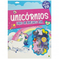 Livro Com Adesivos Em Eva: Unic-rnios