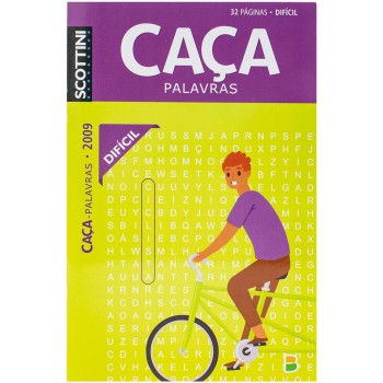 Scottini Caça-palavras (32p) N.2009 (difícil)