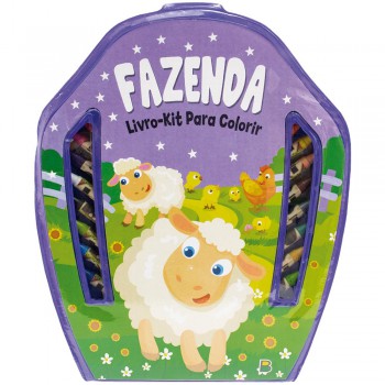 Livro-kit Para Colorir: Fazenda