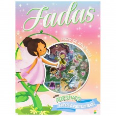 Livro De Atividades + Adesivos Metalizados: Fadas