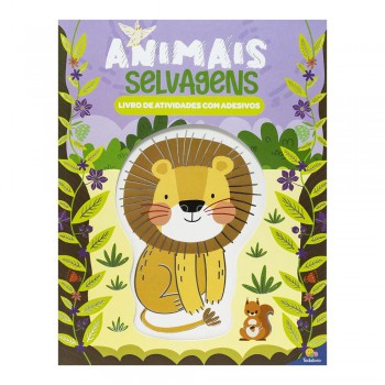 Diversão & Adesivos: Animais Selvagens
