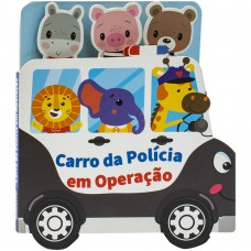 Passeando Pela Cidade: Carro Da Polícia Em Operação
