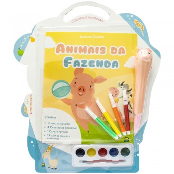 Colorir E Imaginar: Animais Da Fazenda