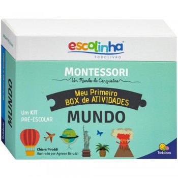 Escolinha Montessori Meu Primeiro Box De Atividades: Mundo
