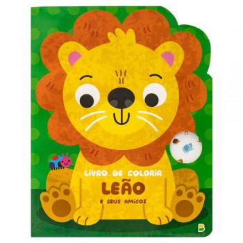 Livro De Colorir Recortado: Leão