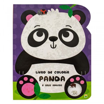 Livro De Colorir Recortado: Panda