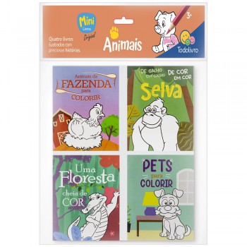 Minilivros Pack Colorir Animais