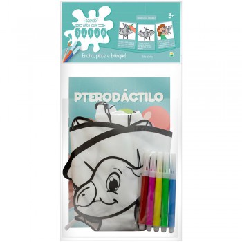 Fazendo Arte Com Balão! Atividades & Colorir: Pterodáctilo