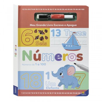 Meu Grande Livro Escreva E Apague: Números