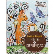 Livro De Colorir - O Desafio: Pinte As Diferenças