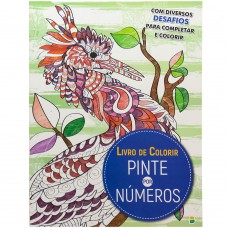 Livro De Colorir - O Desafio: Pinte Por Números
