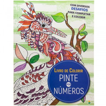 Livro De Colorir - O Desafio: Pinte Por Números