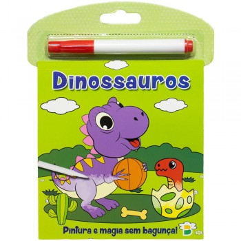 Leia & Dê Cor Com Mágica: Dinossauros