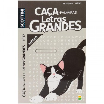 Scottini Caça-palavras Letras Grandes (96p) N.1032 (médio)