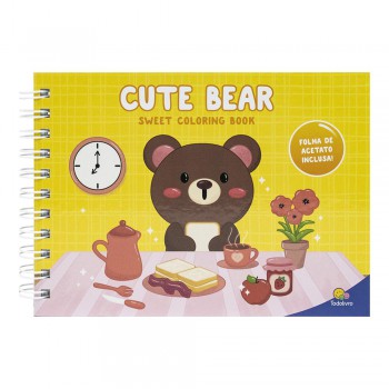 Sweet Coloring Book: Cute Bear Sweet Coloring Book: Cute Bear
