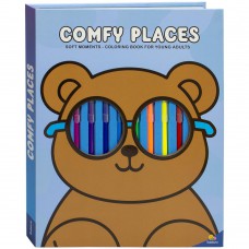 Soft Moments - Coloring Book For Young Adults: Comfy Places