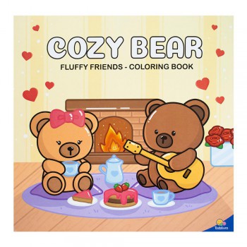 Luffy Riends - Coloring Book: Cozy Bear