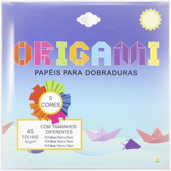 Origami Papéis Para Dobradura (45 Folhas) Vu Origami Papéis Para Dobradura (45 Folhas) Vu