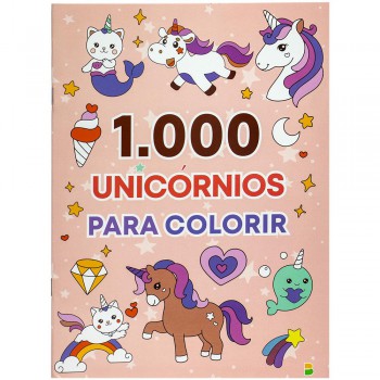 1000 Unic-rnios Para Colorir