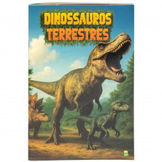 Meu Livro De Dinossauros: Dinossauros Terrestres