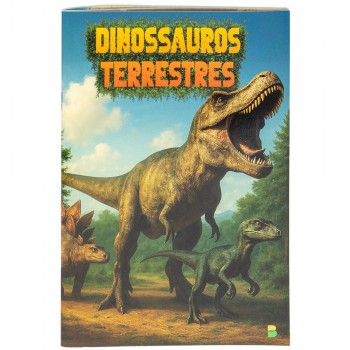 Meu Livro De Dinossauros: Dinossauros Terrestres