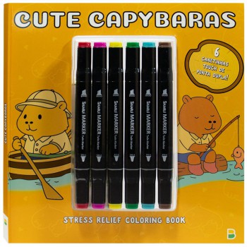 Comfy Coloring: Cute Capybaras