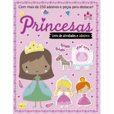 Princesas: Livro De Atividades E Adesivos