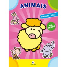 Animais: Português / Inglês - Com Adesivos!