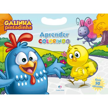 Galinha Pintadinha - Aprender Colorindo: Com 50 Adesivos