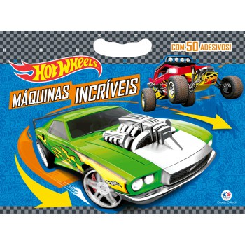 Hot Wheels - Máquinas Incríveis: Com 50 Adesivos!