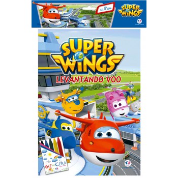 Super Wings - Com Giz De Cera