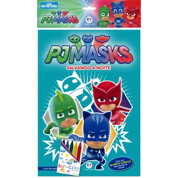 Pj Masks - Com Giz De Cera