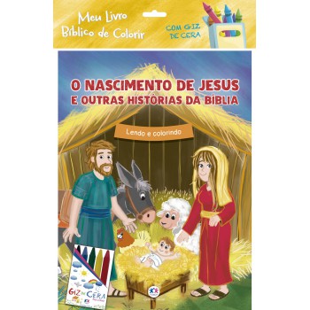 Meu Livro Bíblico Para Colorir - O Nascimento De Jesus