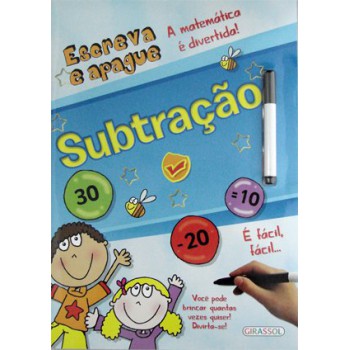 Escreva E Apague Subtração