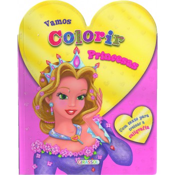 Vamos Colorir - Princesas Rosa