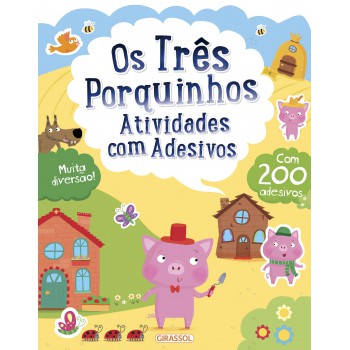 Atividades Com Adesivos - Os Três Porquinhos