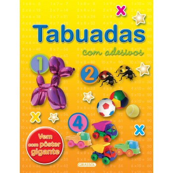 Tabuadas Com Adesivos (capa Amarela)