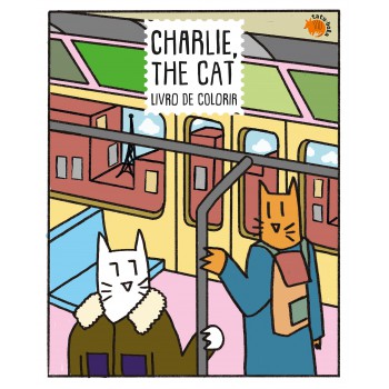 Charlie, The Cat: Livro De Colorir