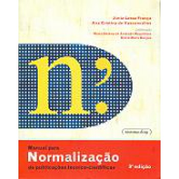 MANUAL PARA NORMALIZACAO DE PUBLICACOES 9º EDICAO