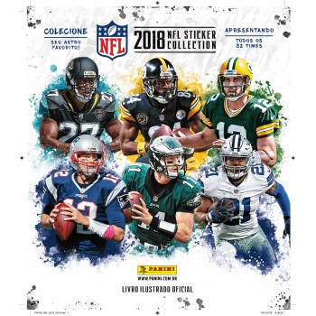 álbum Nfl 2018/2019 (capa Dura) Com 10 Envelopes