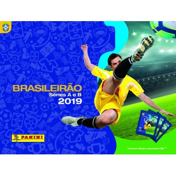 Box Premium álbum Campeonato Brasileiro 2019 (capa Dura Com 80 Envelopes)