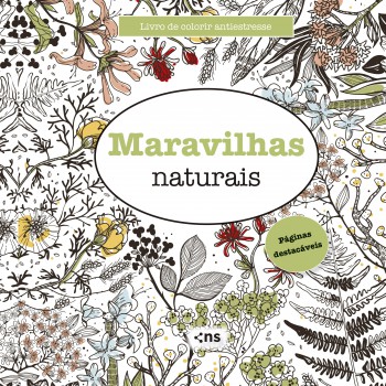 Livro De Colorir Antiestresse Maravilhas Naturais