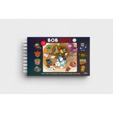 Bob Cute - Capa Dura Preto: Livro Com Ilustrações Fofas Para Colorir E Relaxar